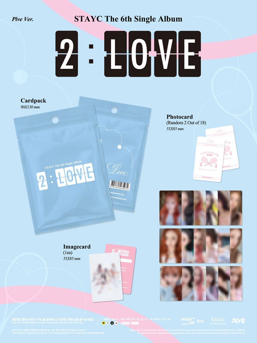 (Pre Order) STAYC - 2:Love: PLVE Ver. - KPop Idol