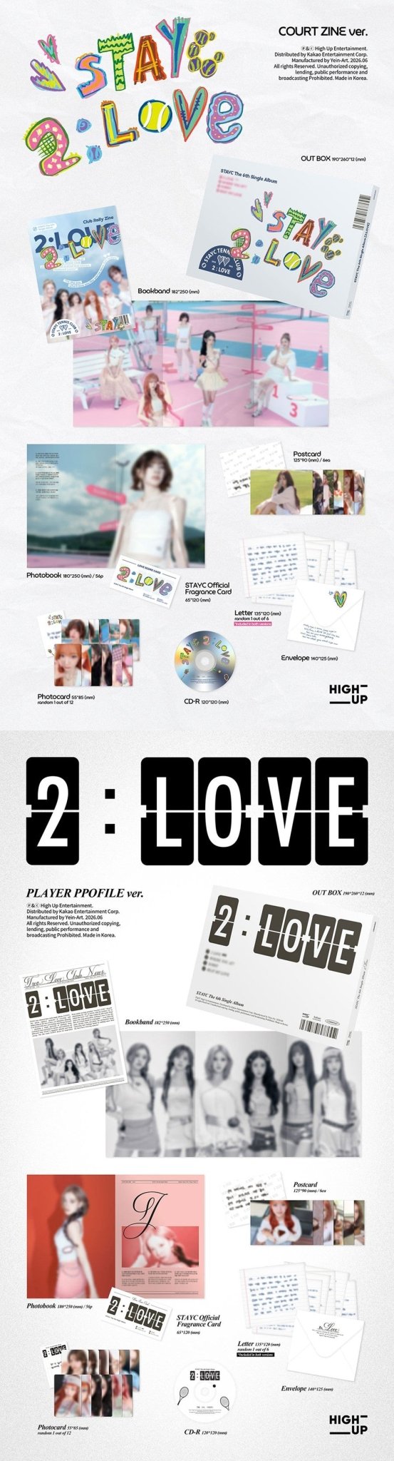 (Pre Order) STAYC - 2:Love: Standard Ver. - KPop Idol