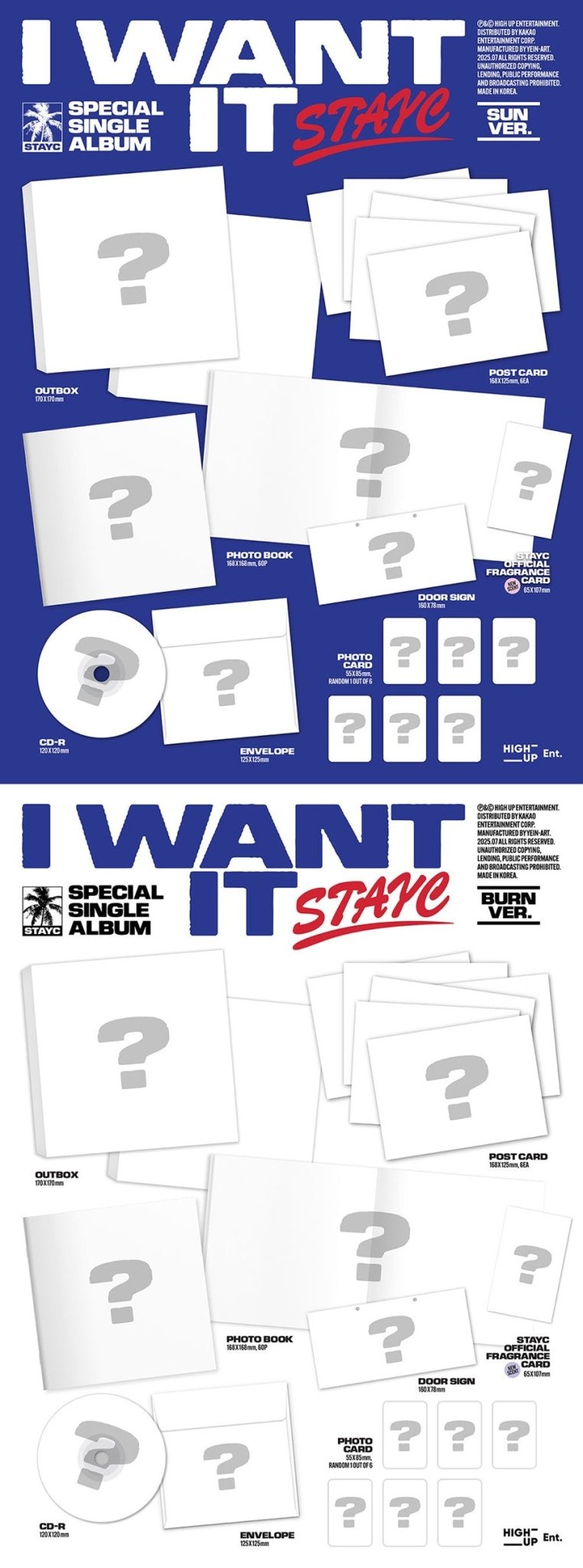 (Pre Order) STAYC - I Want It Special Single (random cover) - KPop Idol