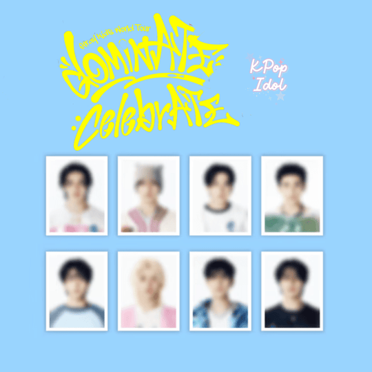 Stray Kids CelebrATE DominATE Pop Up Store Official MD: ID PHOTO SET