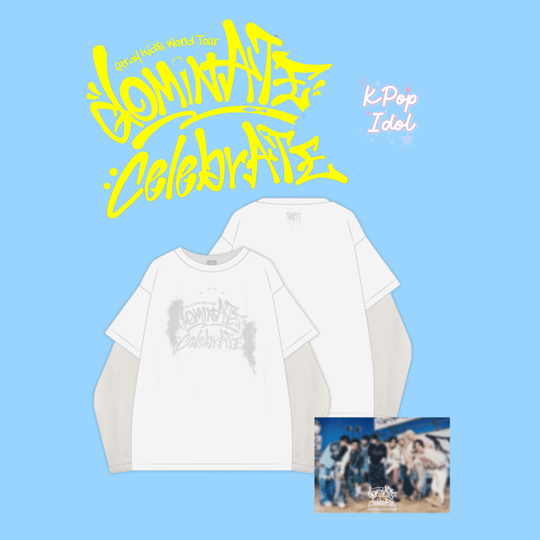 Stray Kids CelebrATE DominATE Pop Up Store Official MD: LAYERED LONG SLEEVE