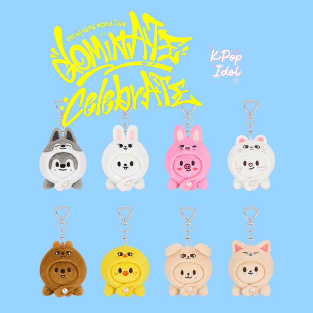 (Pre Order) Stray Kids CelebrATE DominATE Pop Up Store Official MD: SKZOO KEYRING LYING Ver. - KPop Idol