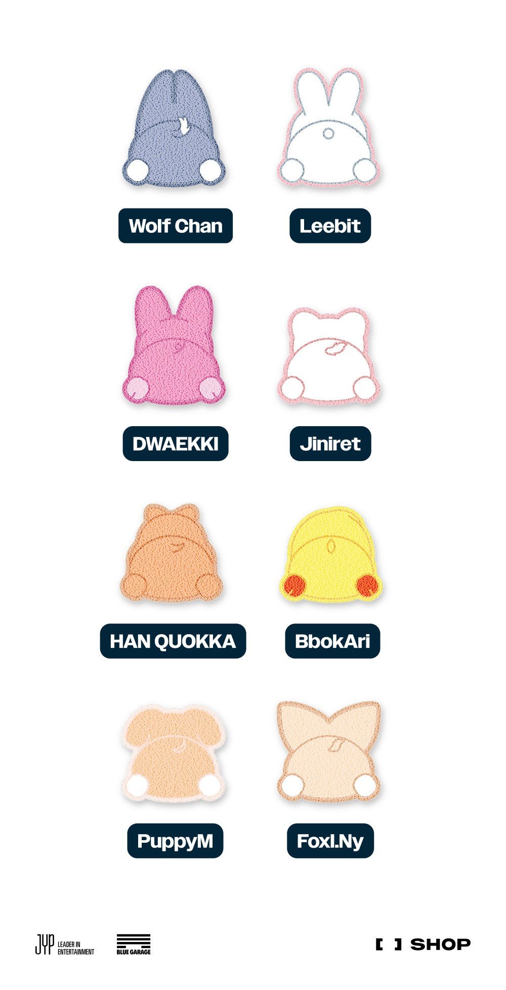 (Pre Order) Stray Kids CelebrATE DominATE Pop Up Store Official MD: SKZOO MAGNETIC HOLDER - KPop Idol