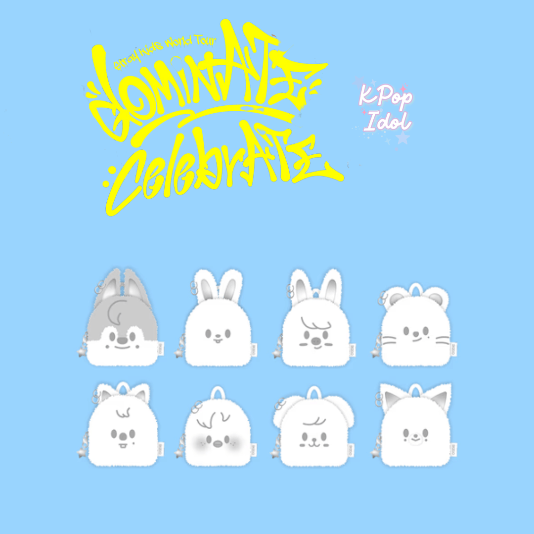 (Pre Order) Stray Kids CelebrATE DominATE Pop Up Store Official MD: SKZOO ORIGINAL BACKPACK SILVER Ver. - KPop Idol