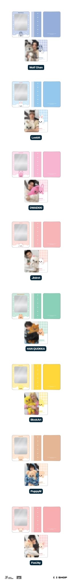 (Pre Order) Stray Kids CelebrATE DominATE Pop Up Store Official MD: SKZOO PHOTOCARD TINCASE - KPop Idol