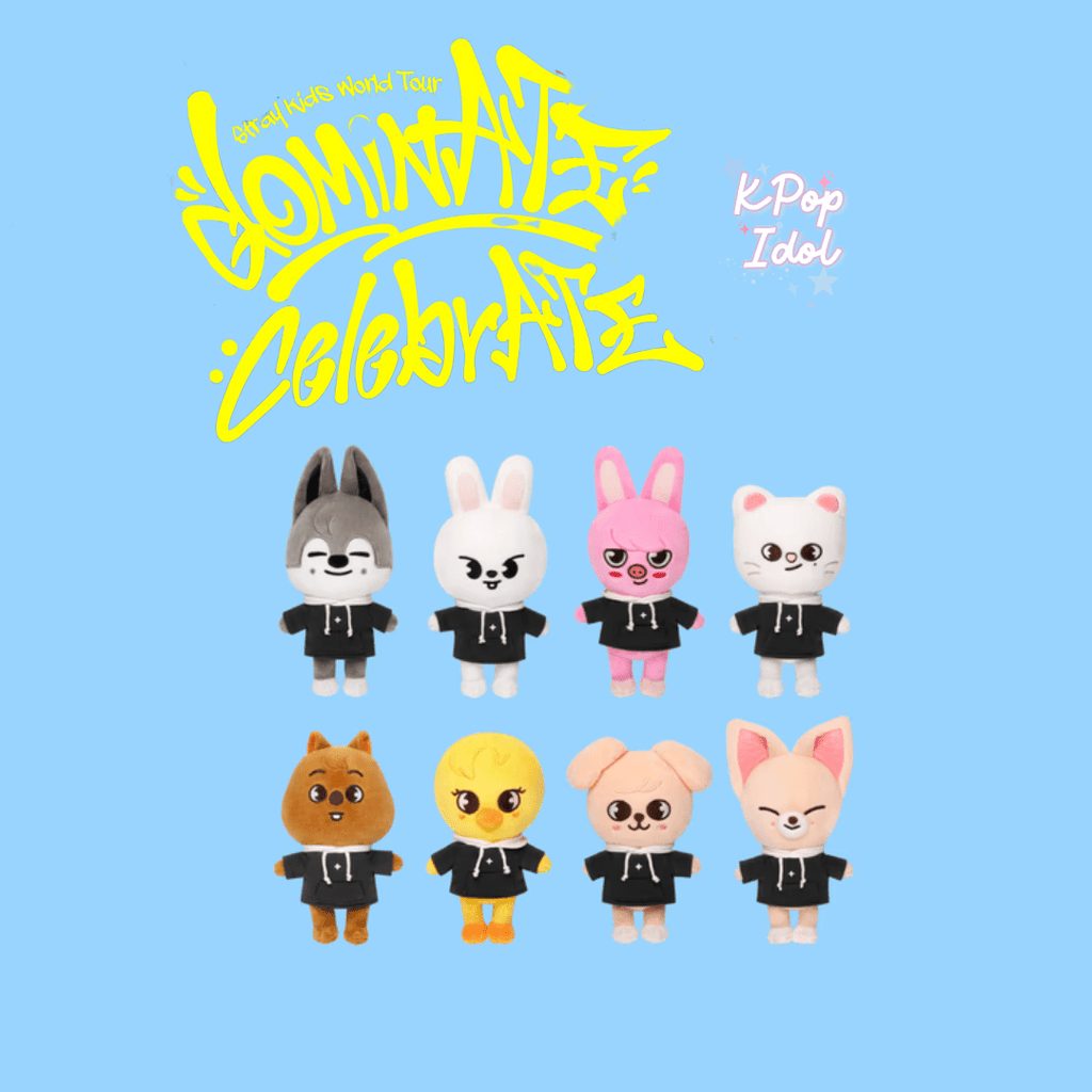 (Pre Order) Stray Kids CelebrATE DominATE Pop Up Store Official MD: SKZOO PLUSH ORIGINAL Ver. - KPop Idol