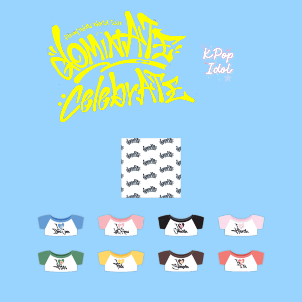 (Pre Order) Stray Kids CelebrATE DominATE Pop Up Store Official MD: SKZOO STANDING PLUSH OUTFIT - KPop Idol