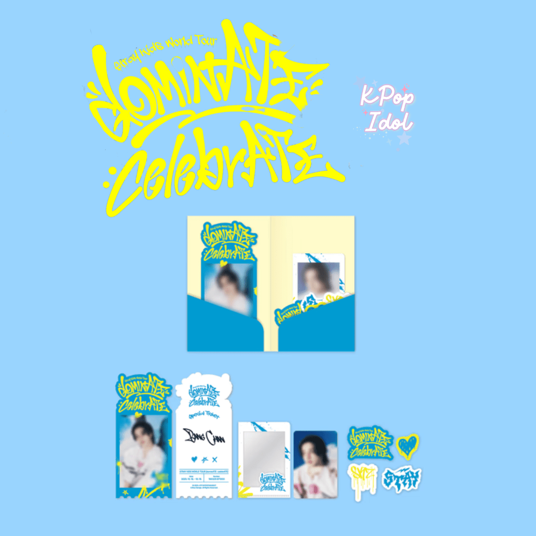 (Pre Order) Stray Kids CelebrATE DominATE Pop Up Store Official MD: SPECIAL TICKET SET - KPop Idol