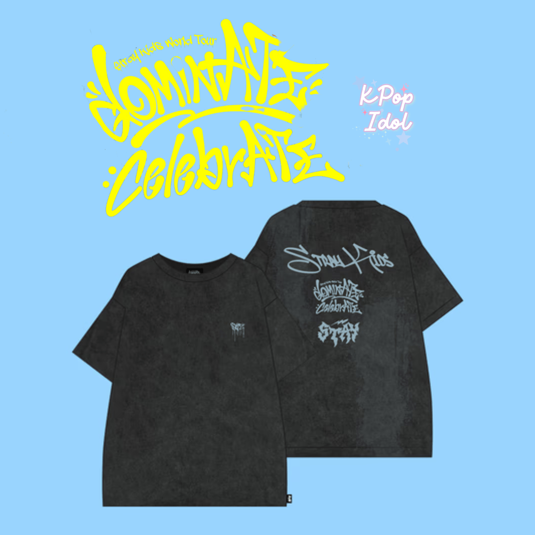 (Pre Order) Stray Kids CelebrATE DominATE Pop Up Store Official MD: T - SHIRT - KPop Idol