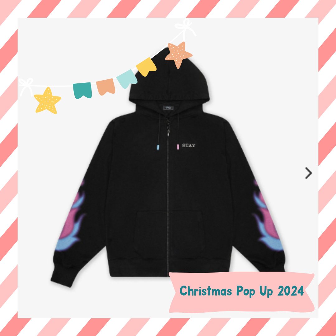 (Pre Order) Stray Kids Christmas Pop Up 2024: Zip Up Hoody - Bang Chan - KPop Idol