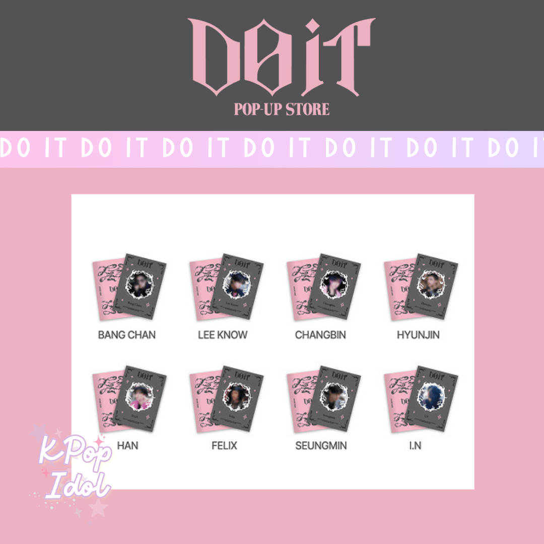 (Pre Order) Stray Kids - Do It Pop Up Official MD: (Week One) MINI STICKER BOOK - KPop Idol
