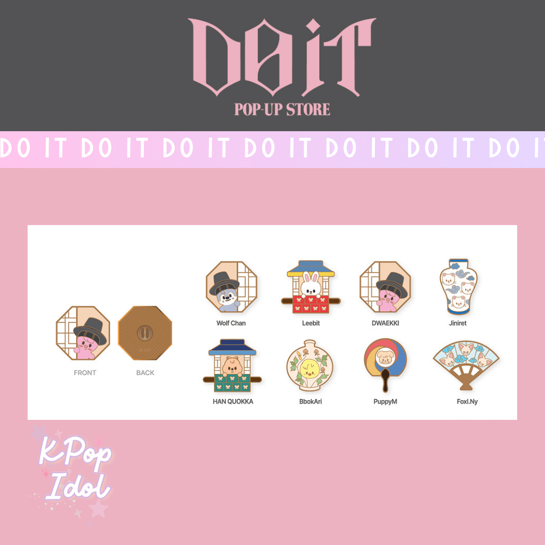 (Pre Order) Stray Kids - Do It Pop Up Official MD: (Week One) SKZOO BADGE - KPop Idol