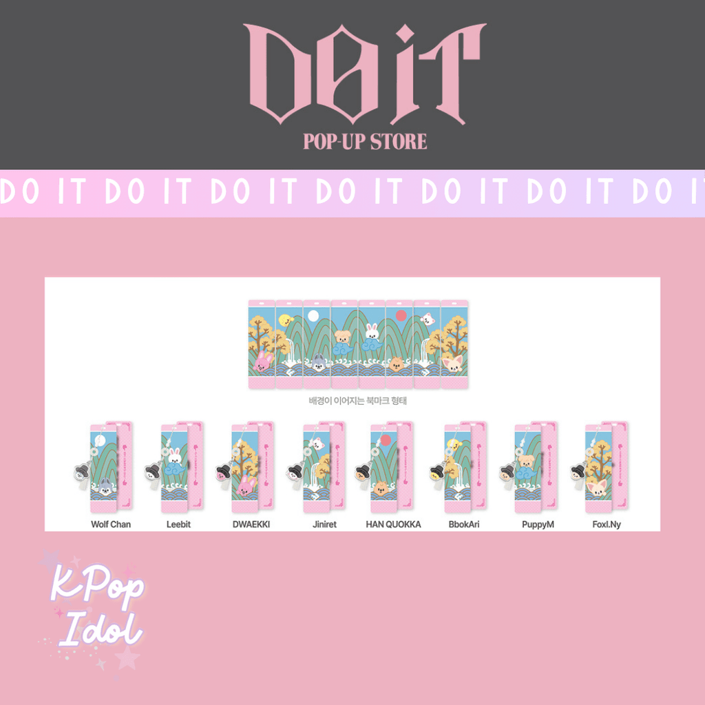 (Pre Order) Stray Kids - Do It Pop Up Official MD: (Week One) SKZOO BOOKMARK - KPop Idol