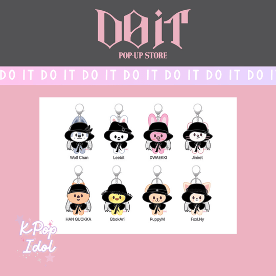 (Pre Order) Stray Kids - Do It Pop Up Official MD: (Week Two) SKZOO COSTUME MAGNET PLUSH KEYRING