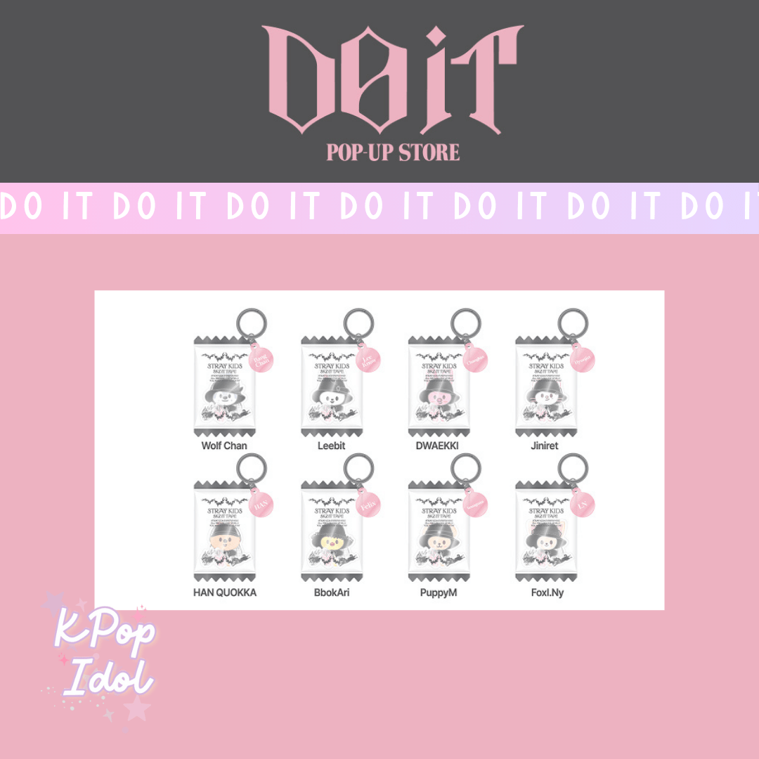 (Pre Order) Stray Kids - Do It Pop Up Official MD: (Week One) SKZOO SHAKER KEYRING - KPop Idol