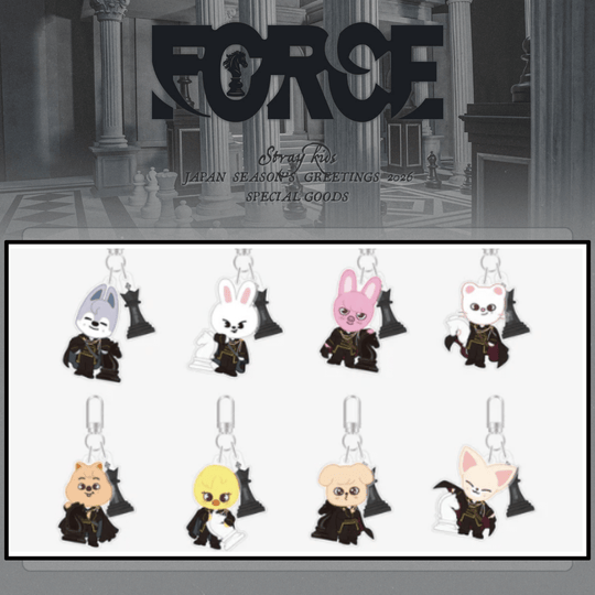 (Pre Order) Stray Kids Japan Seasons Greetings 2026 FORCE MD - Puppet Key Holder