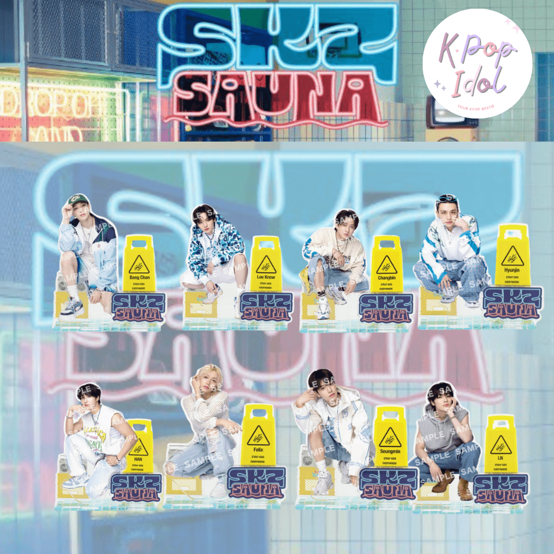 (Pre Order) Stray Kids Japan: SKZ Sauna - Acrylic Stand (member choice) - KPop Idol