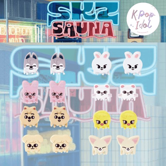 Stray Kids Japan: SKZ Sauna -  Mini Hair Clip (member choice)