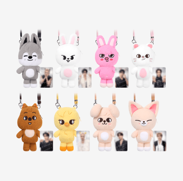 (Pre Order) Stray Kids - Run It World Tour Official MD: SKZOO PLUSH CROSS BAG - KPop Idol