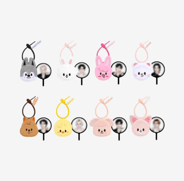 (Pre Order) Stray Kids - Run It World Tour Official MD: SKZOO PLUSH MINI PICKET KEYRING - KPop Idol