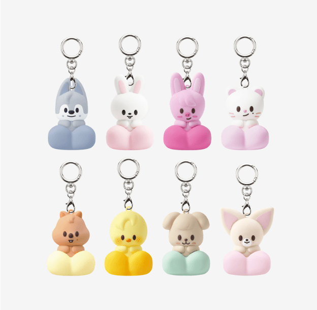 (Pre Order) Stray Kids - Run It World Tour Official MD: SKZOO SECRET CLICKER KEYRING - KPop Idol