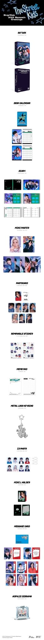 (Pre Order) Stray Kids Season's Greetings 2025 - The Street Kids with POB Option - KPop Idol