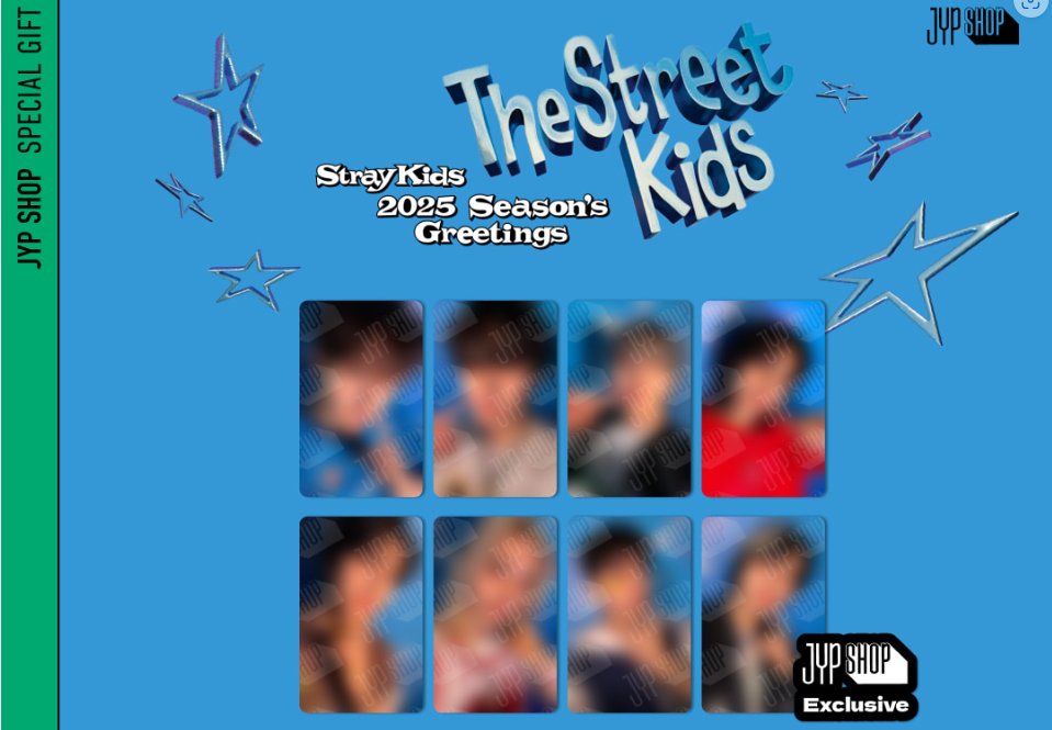 (Pre Order) Stray Kids Season's Greetings 2025 - The Street Kids with POB Option - KPop Idol