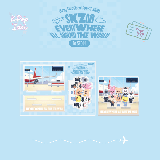 (Pre Order) Stray Kids - SKZOO Everywhere All Around the World Official MD: SKZOO ACRYLIC STAND SEOUL Ver.