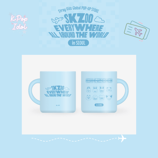 (Pre Order) Stray Kids - SKZOO Everywhere All Around the World Official MD: SKZOO CITY MUG SEOUL Ver.