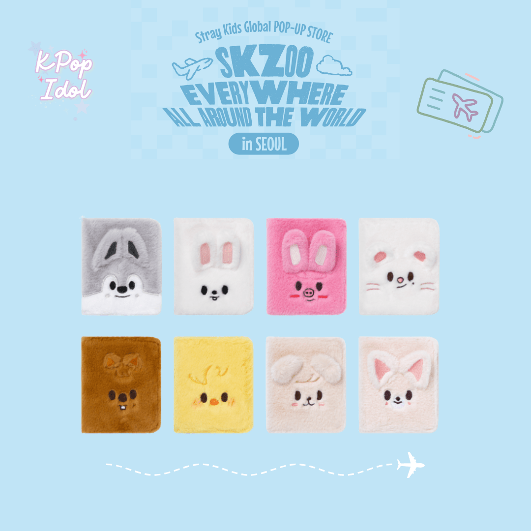 (Pre Order) Stray Kids - SKZOO Everywhere All Around the World Official MD: SKZOO PLUSH COLLECT BOOK - KPop Idol