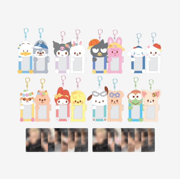 (Pre Order) Stray Kids - SKZOO X SANRIO CHARACTERS Official MD: CONNECTING PHOTOCARD HOLDER - KPop Idol