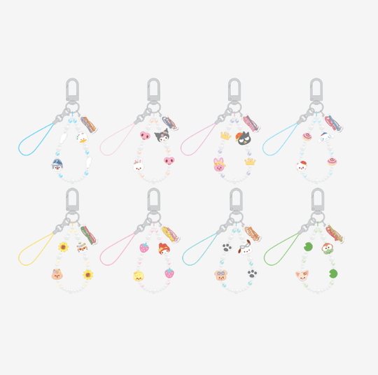 (Pre Order) Stray Kids - SKZOO X SANRIO CHARACTERS Official MD: PHONE BEADS STRAP