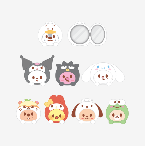 (Pre Order) Stray Kids - SKZOO X SANRIO CHARACTERS Official MD: PLUSH MIRROR - KPop Idol