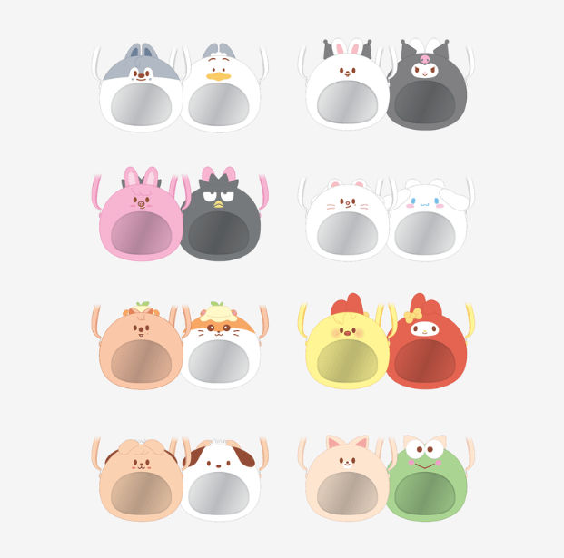 (Pre Order) Stray Kids - SKZOO X SANRIO CHARACTERS Official MD: PLUSH PVC CROSS BAG - KPop Idol