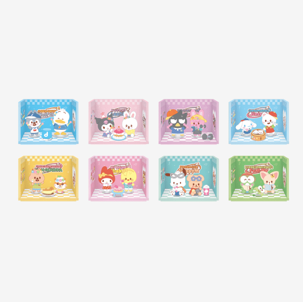 (Pre Order) Stray Kids - SKZOO X SANRIO CHARACTERS Official MD: ROOM FIGURE - KPop Idol