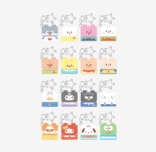 (Pre Order) Stray Kids - SKZOO X SANRIO CHARACTERS Official MD: SECRET BLOCK STAMP