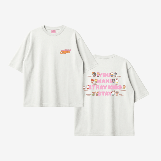 (Pre Order) Stray Kids - SKZOO X SANRIO CHARACTERS Official MD: T-SHIRT - KPop Idol