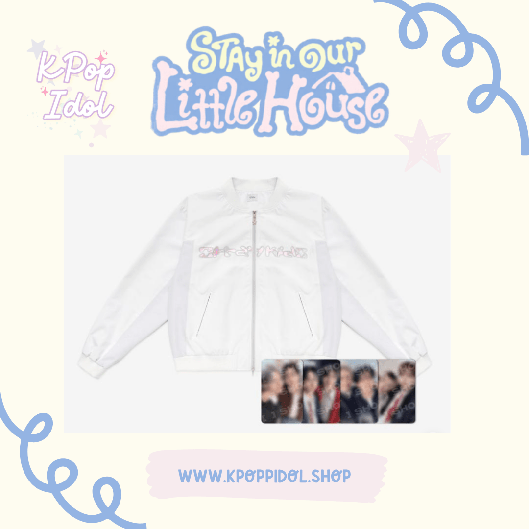 (Pre Order) Stray Kids - Stay in Our Little House Official MD - BOMBER JACKET - KPop Idol