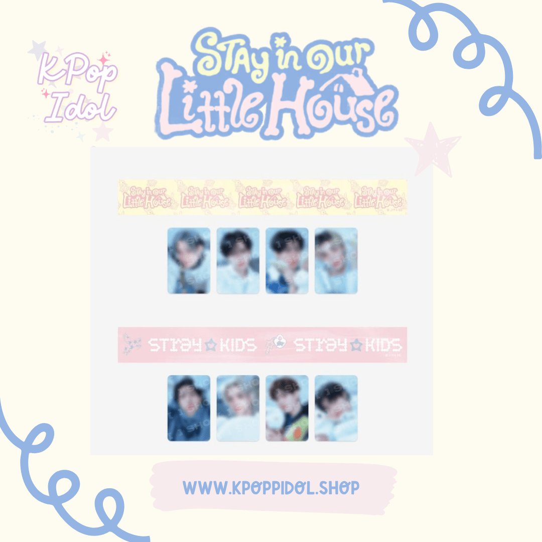 (Pre Order) Stray Kids - Stay in Our Little House Official MD - BOX TAPE SET - KPop Idol