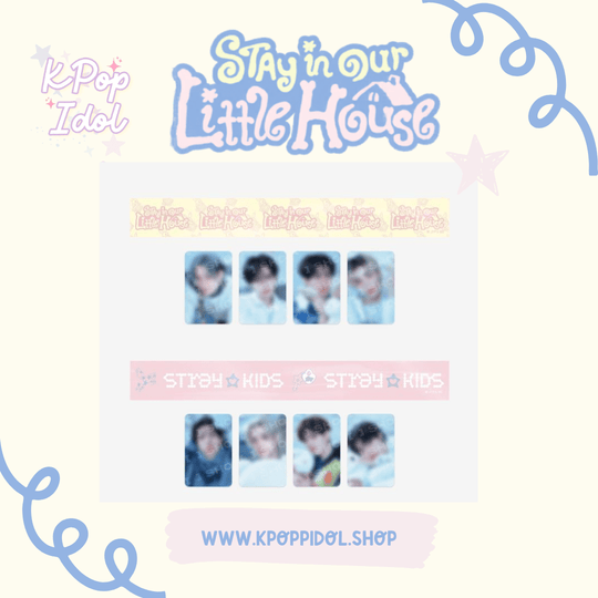 (Pre Order) Stray Kids - Stay in Our Little House Official MD - BOX TAPE SET