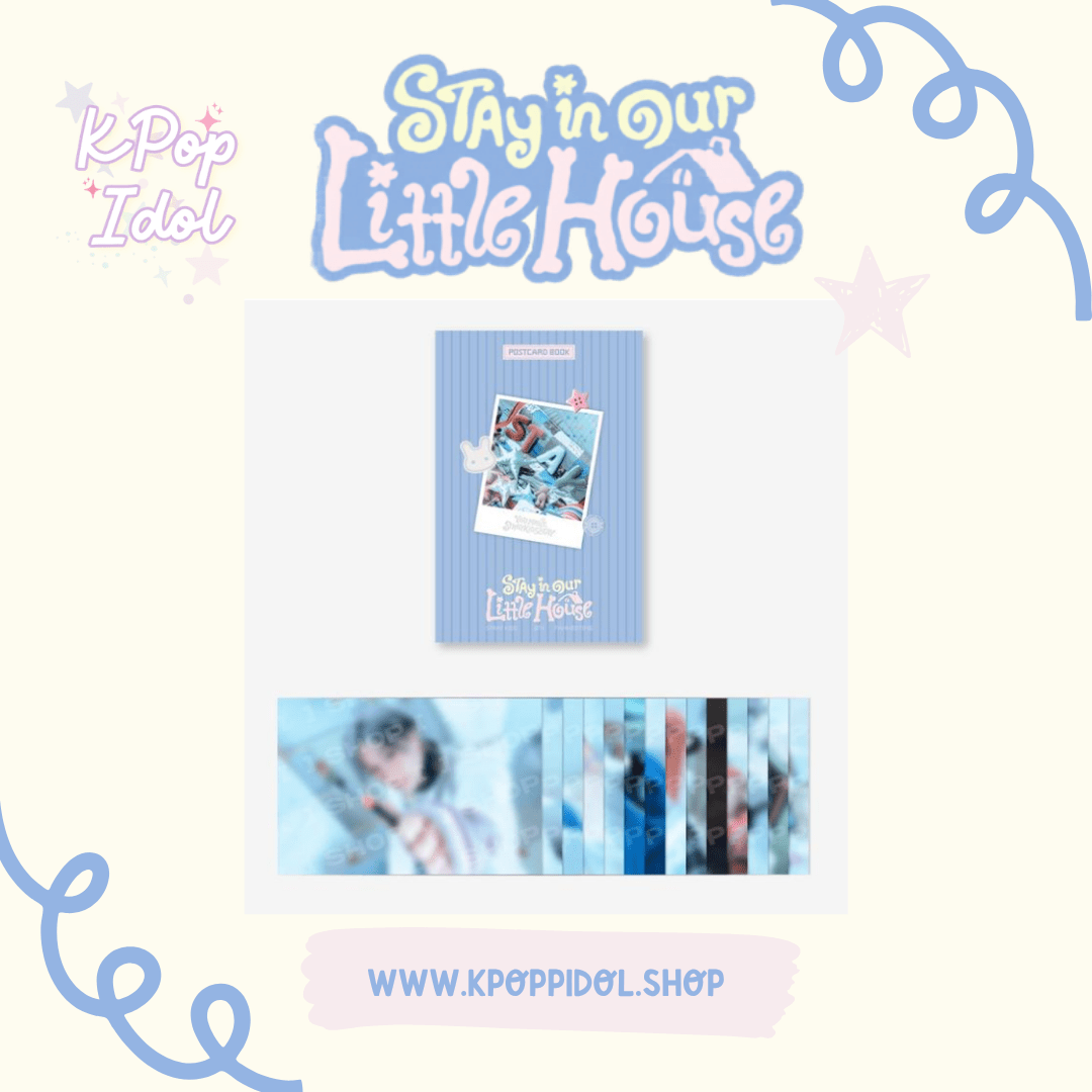 (Pre Order) Stray Kids - Stay in Our Little House Official MD - POSTCARD BOOK - KPop Idol