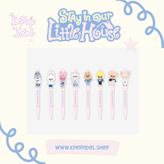 (Pre Order) Stray Kids - Stay in Our Little House Official MD - SKZOO GEL PEN