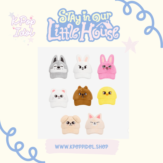 (Pre Order) Stray Kids - Stay in Our Little House Official MD - SKZOO PLUSH CAP