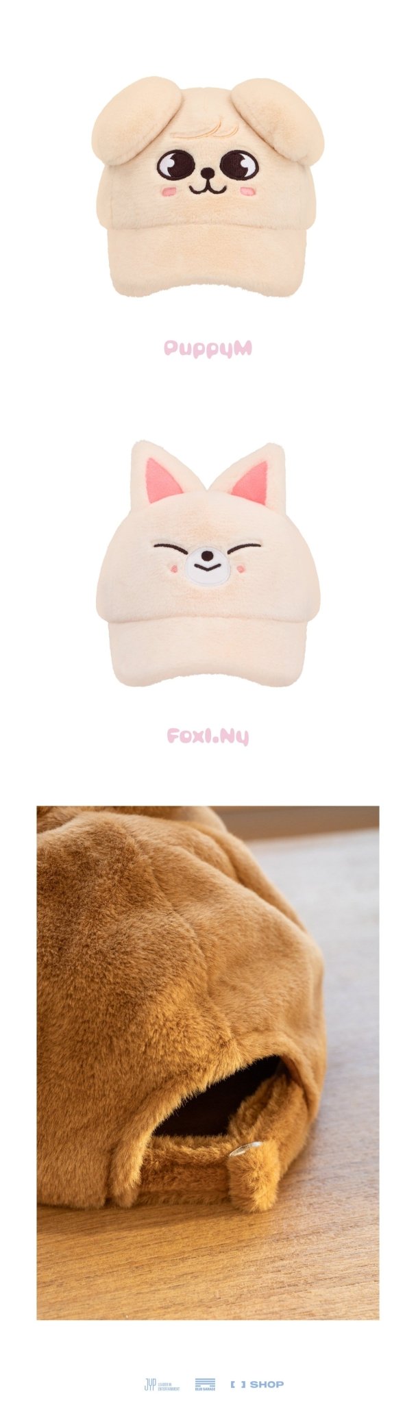(Pre Order) Stray Kids - Stay in Our Little House Official MD - SKZOO PLUSH CAP - KPop Idol