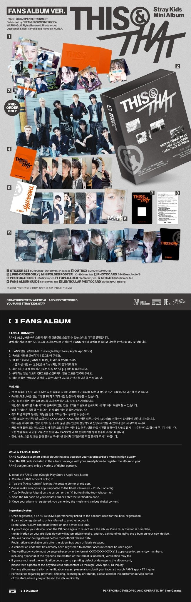 (Pre Order) Stray Kids - This & That: FANs Album Ver. (Fans Album Exclusive POB) - KPop Idol