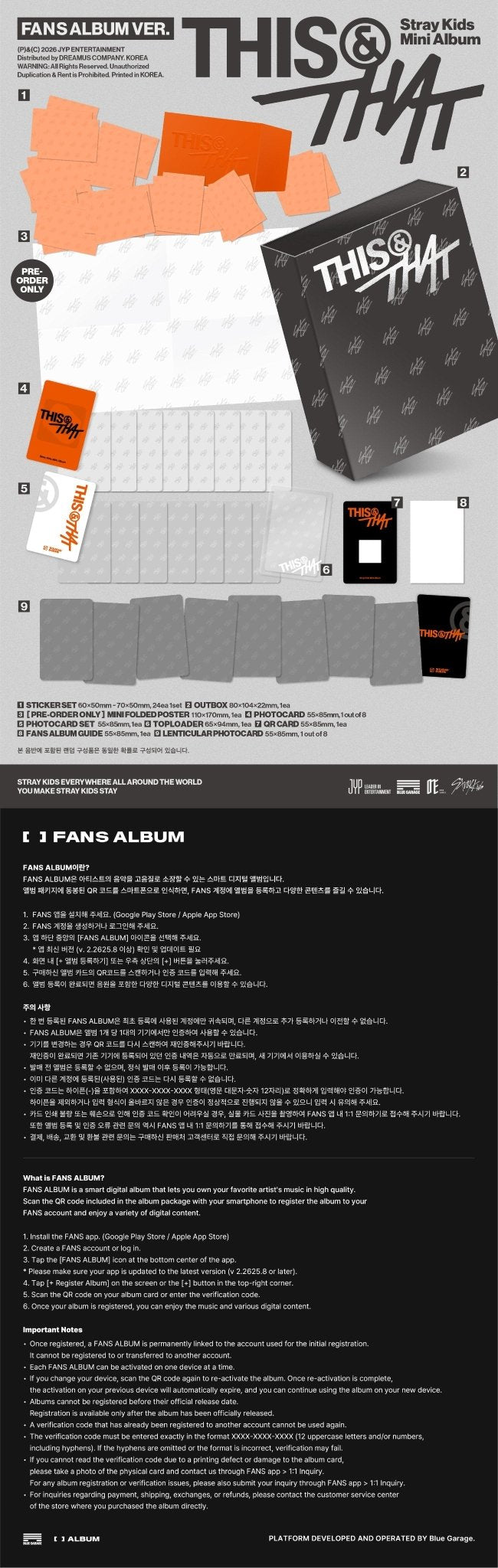(Pre Order) Stray Kids - This & That: FANs Album Ver. (Fans Album Exclusive POB) - KPop Idol