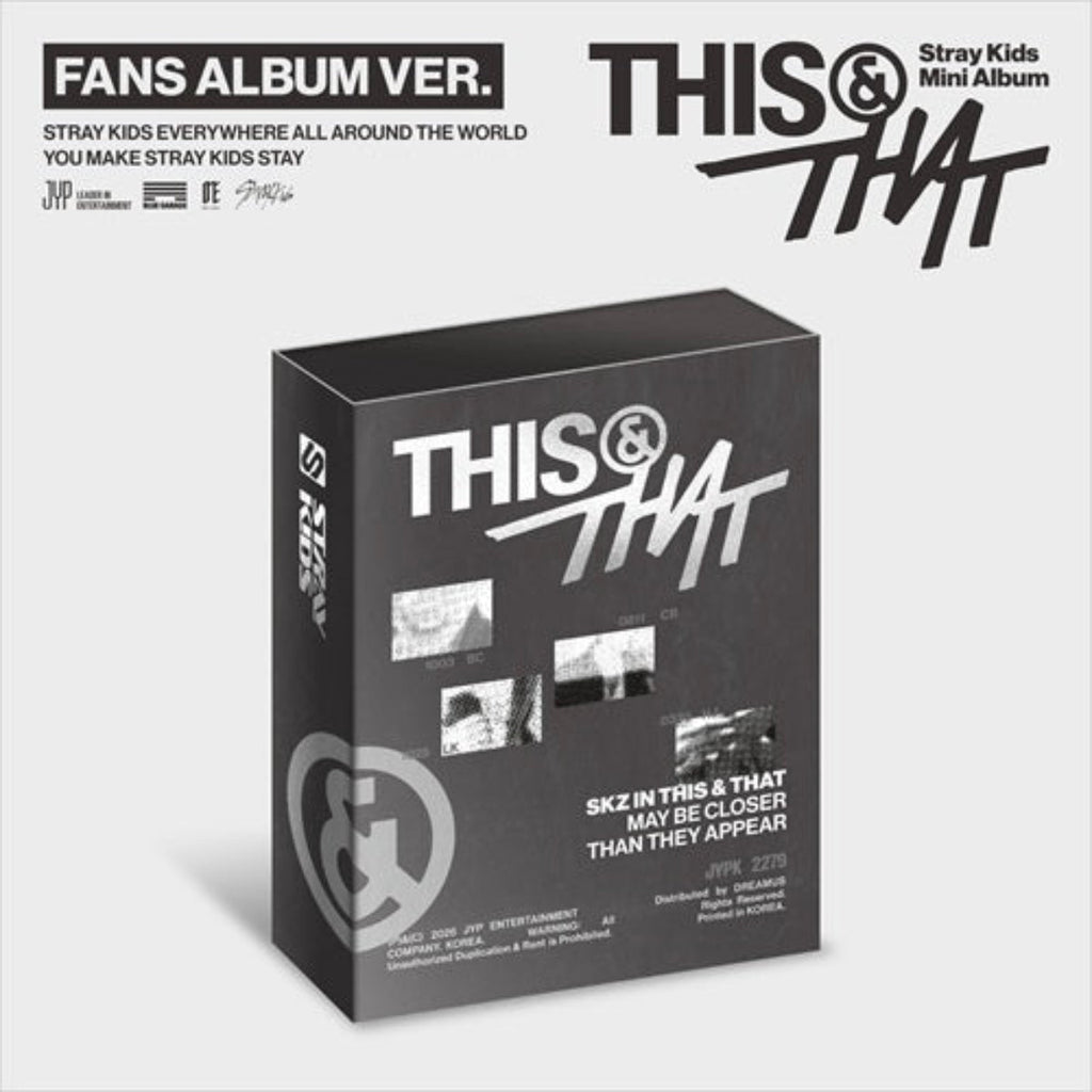(Pre Order) Stray Kids - This & That: FANs Album Ver. (Fans Album Exclusive POB) - KPop Idol