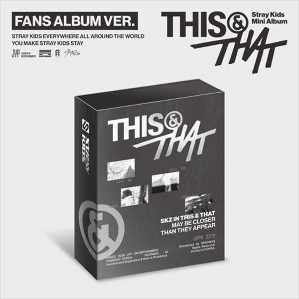 (Pre Order) Stray Kids - This & That: FANs Album Ver. (Fans Album Exclusive POB)