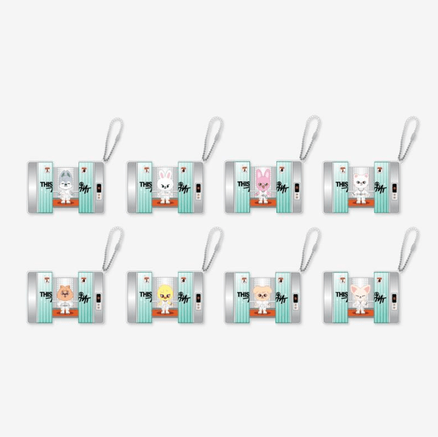 (Pre Order) Stray Kids - This & That Pop Up Official MD Week One: SKZOO CAPSULE ACRYLIC KEYRING - KPop Idol
