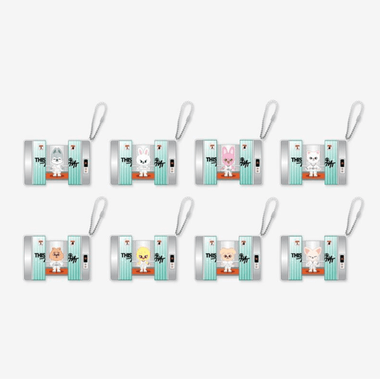 (Pre Order) Stray Kids - This & That Pop Up Official MD Week One: SKZOO CAPSULE ACRYLIC KEYRING